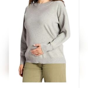 NWT Crewneck Essential Maternity Pullover Sweater - Isabel Maternity (Xxl)